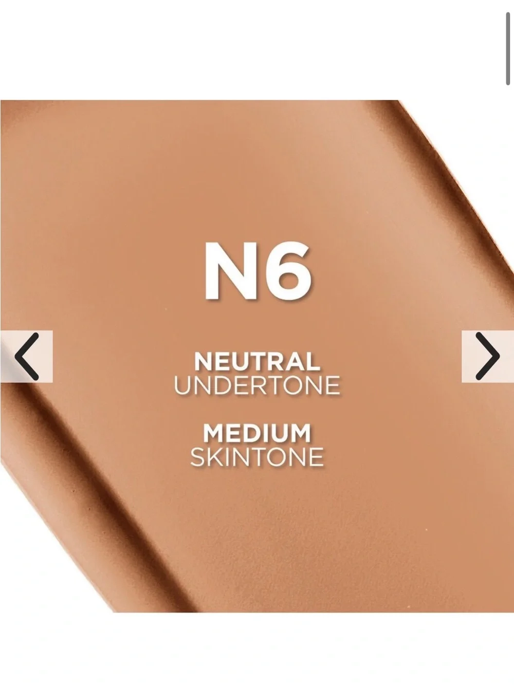 L'Oreal True Match Foundation N6 Neutral Medium - Beige Tone
